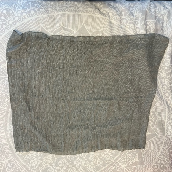 GRAY GREY INFINITY SCARF FREE WITH FULL PRICE BUNDLE $50 PURCHASE SHEER CUTE 321 - Picture 6 of 9